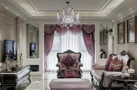 Kristall Kronleuchter für Wohnzimmer im Schlossstil L8410873-7 Kristall Kronleuchter für Wohnzimmer im Schlossstil EL8410873-7